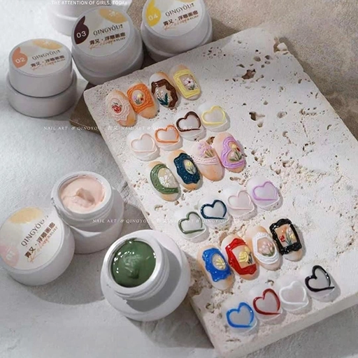Set Vẽ Gel Đậm Qinyu